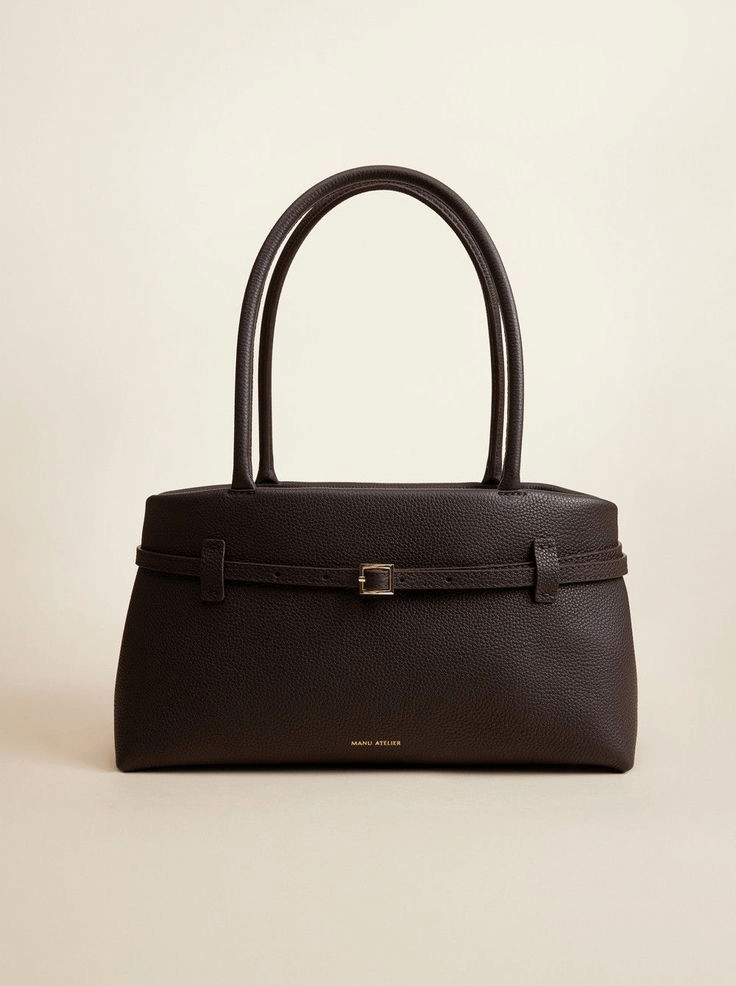 Bolsa Manu atelier - marrom